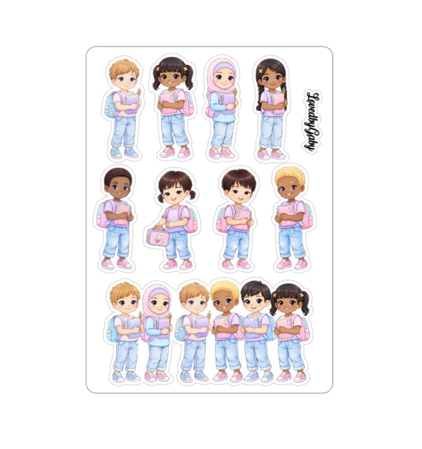 LovedbyGaby stickers Kawai stationery