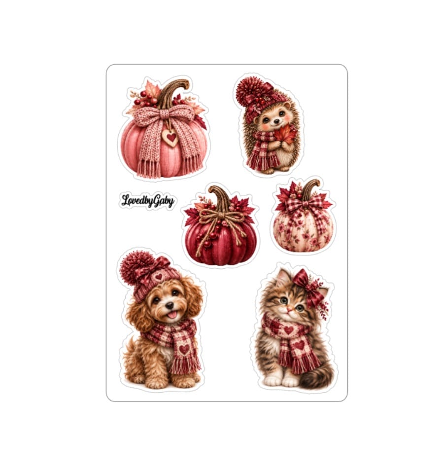 LovedbyGaby stickers Kiddies Bordeaux