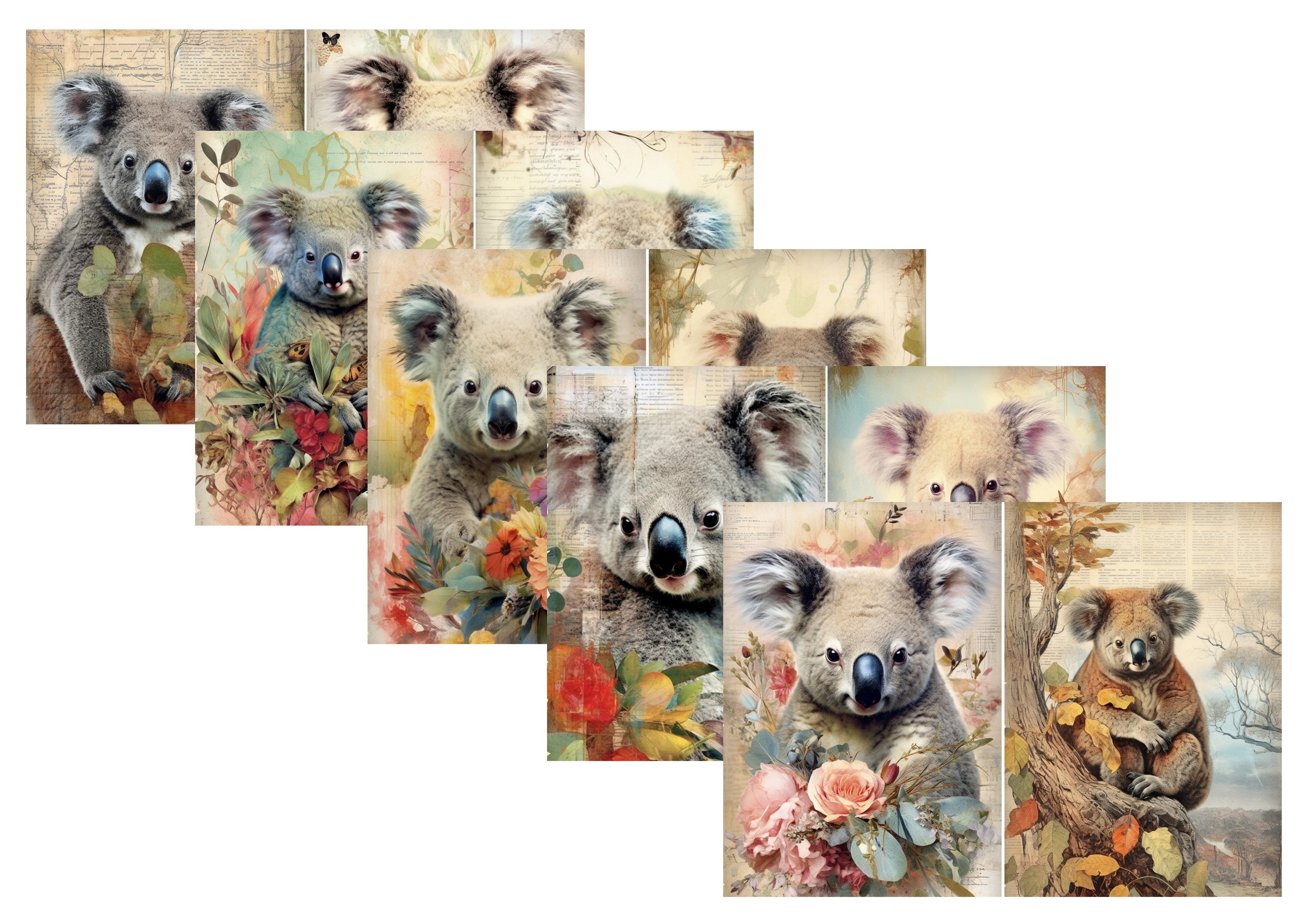 LovedbyGaby A4 journalpapier set Koala