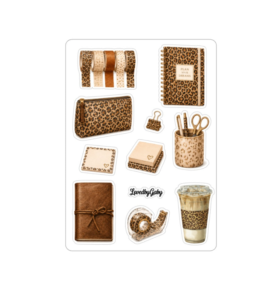 LovedbyGaby stickers Leopard