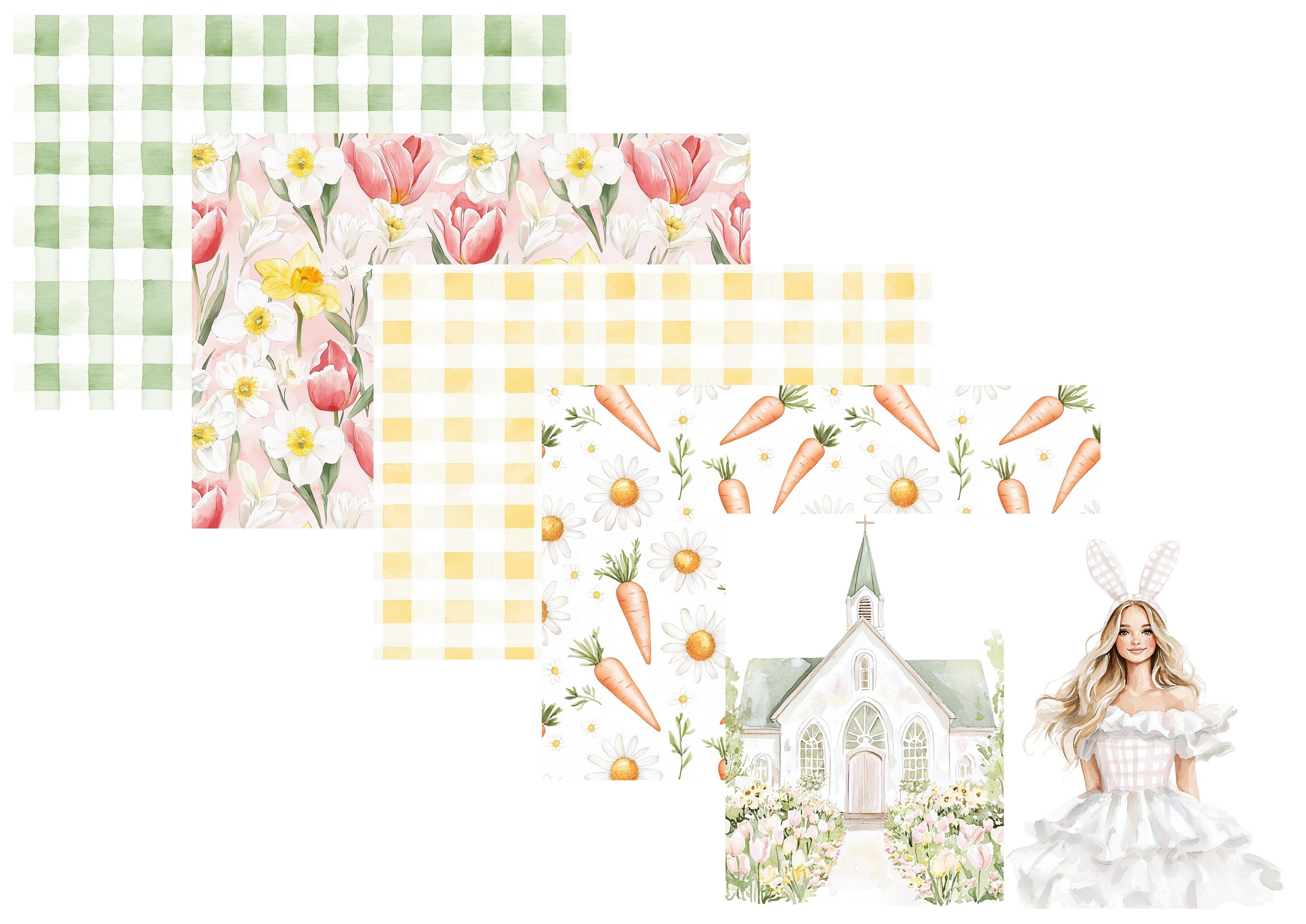 LovedbyGaby A4 journalpapier set Easterlife