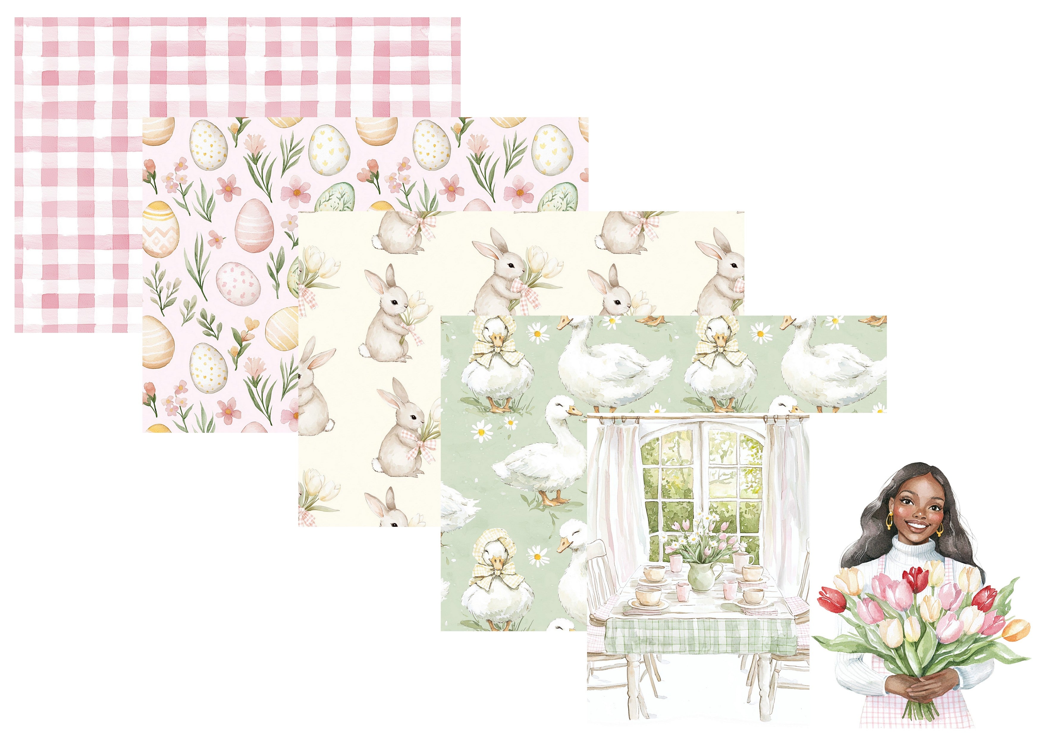 LovedbyGaby A4 journalpapier set Easterlife