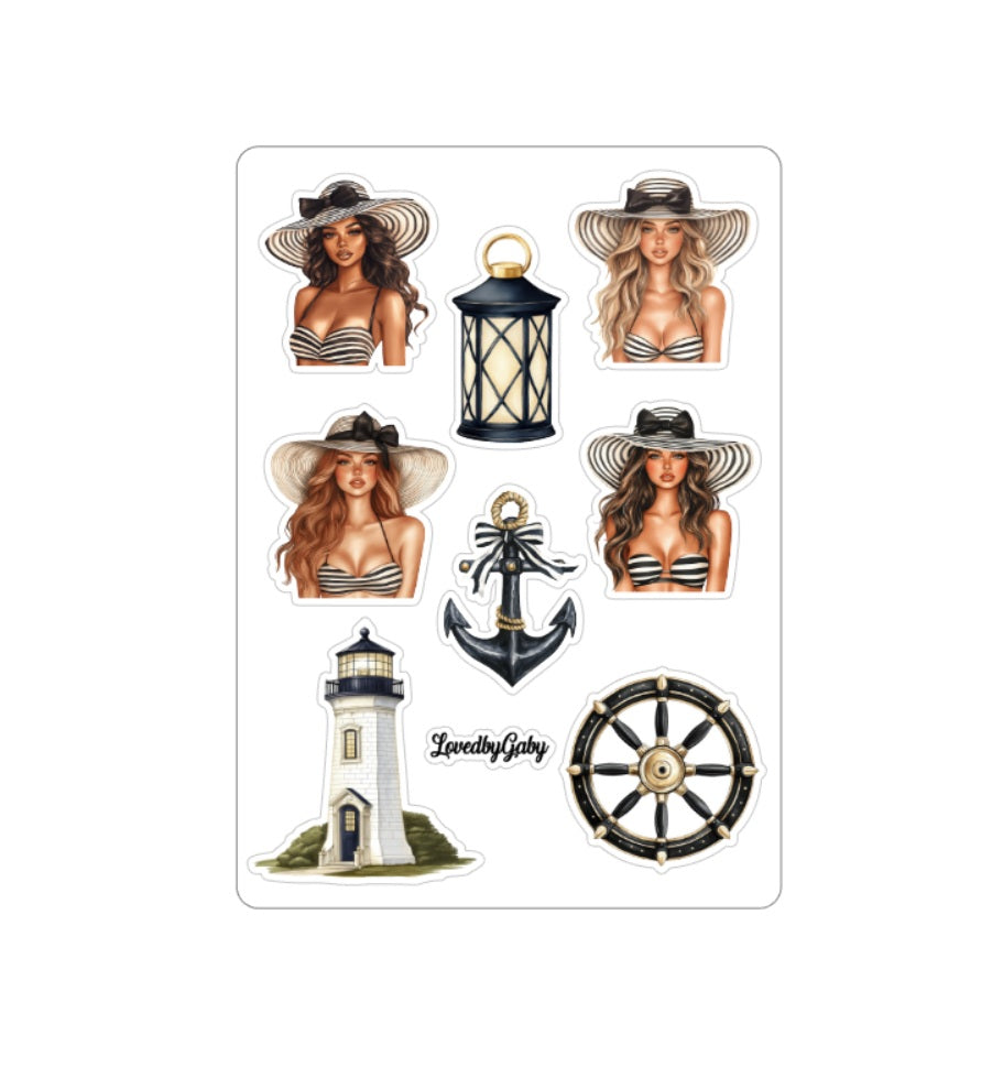 LovedbyGaby stickers Coastal luxury