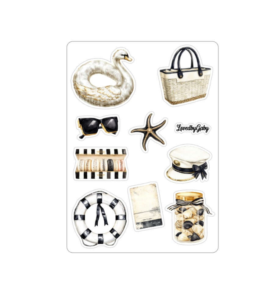 LovedbyGaby stickers Coastal luxury