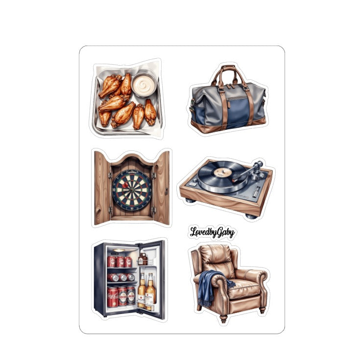 LovedbyGaby stickers Mancave