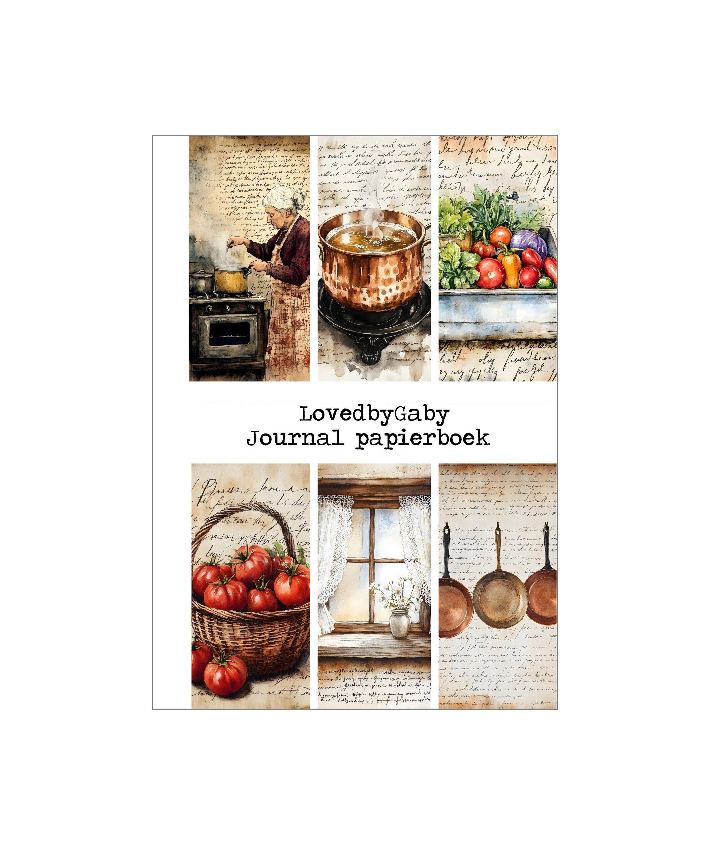 LovedbyGaby journalpapier boek Oma's keuken