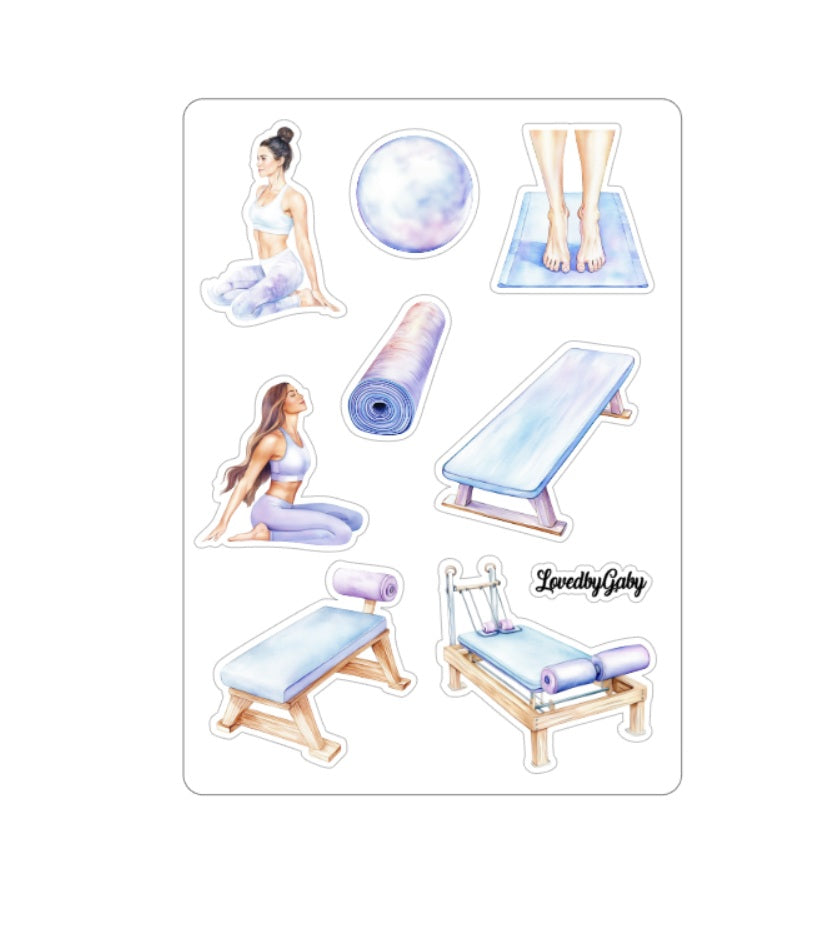 LovedbyGaby stickers Pilates