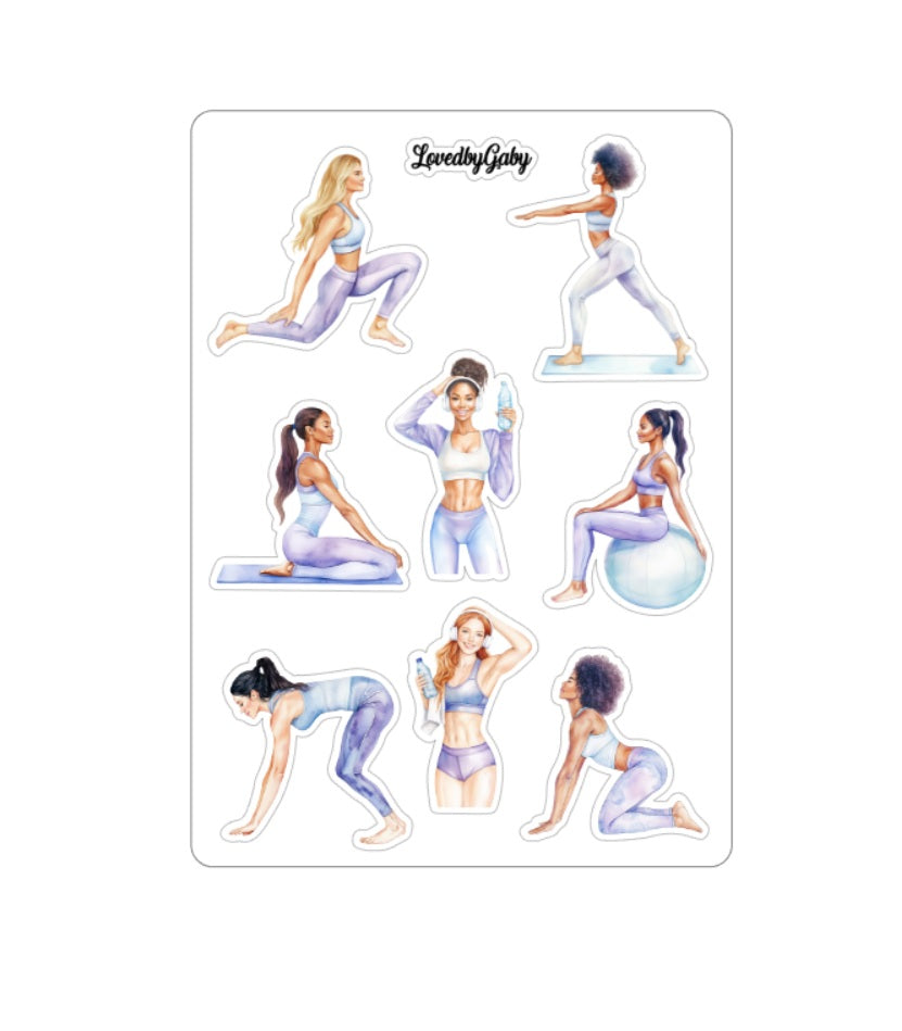 LovedbyGaby stickers Pilates