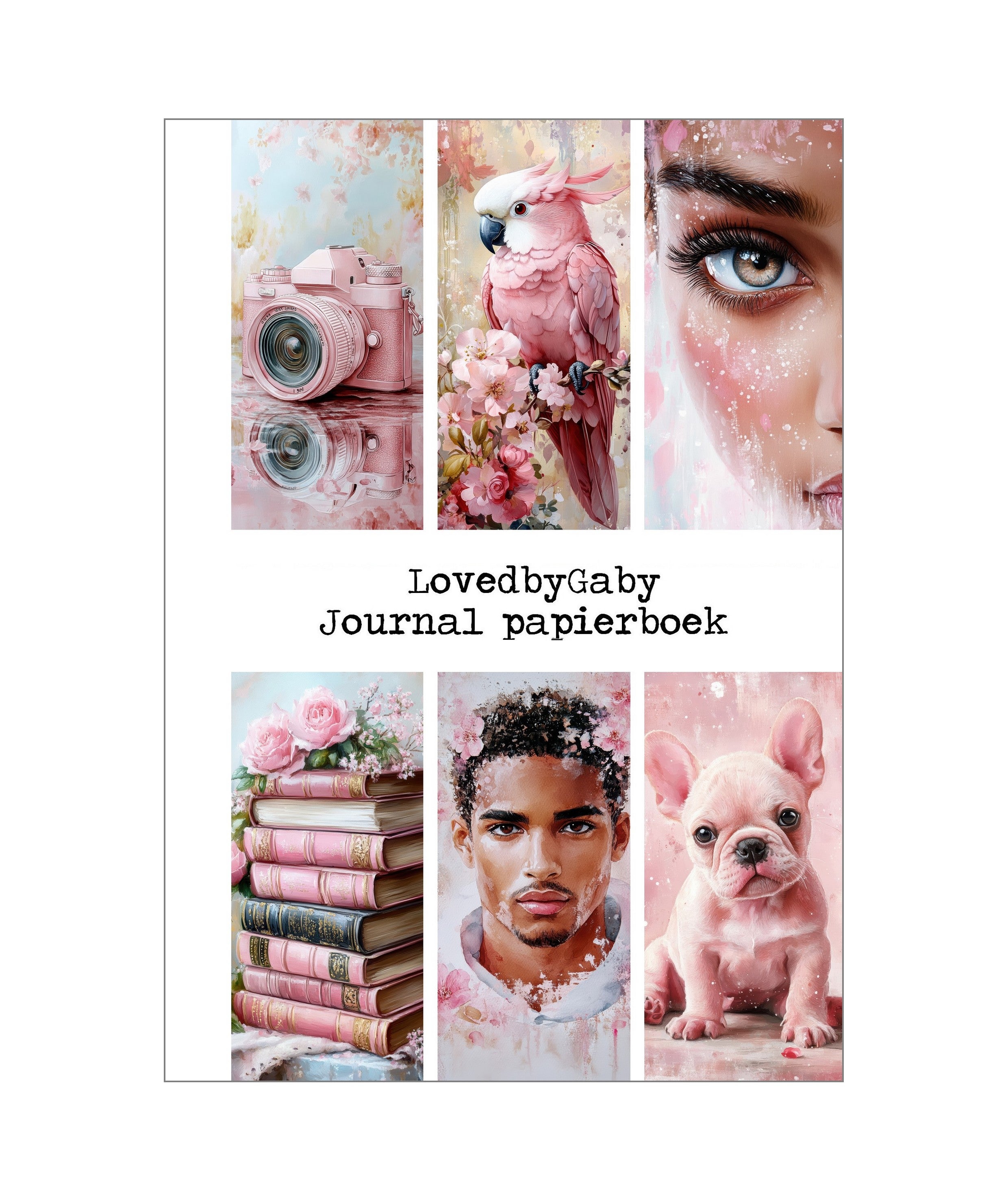LovedbyGaby A5 journalpapier boek Pink love
