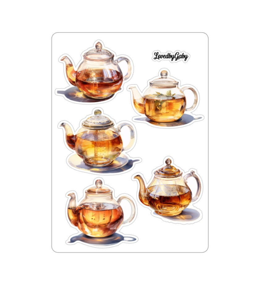 LovedbyGaby stickers thee en theepot