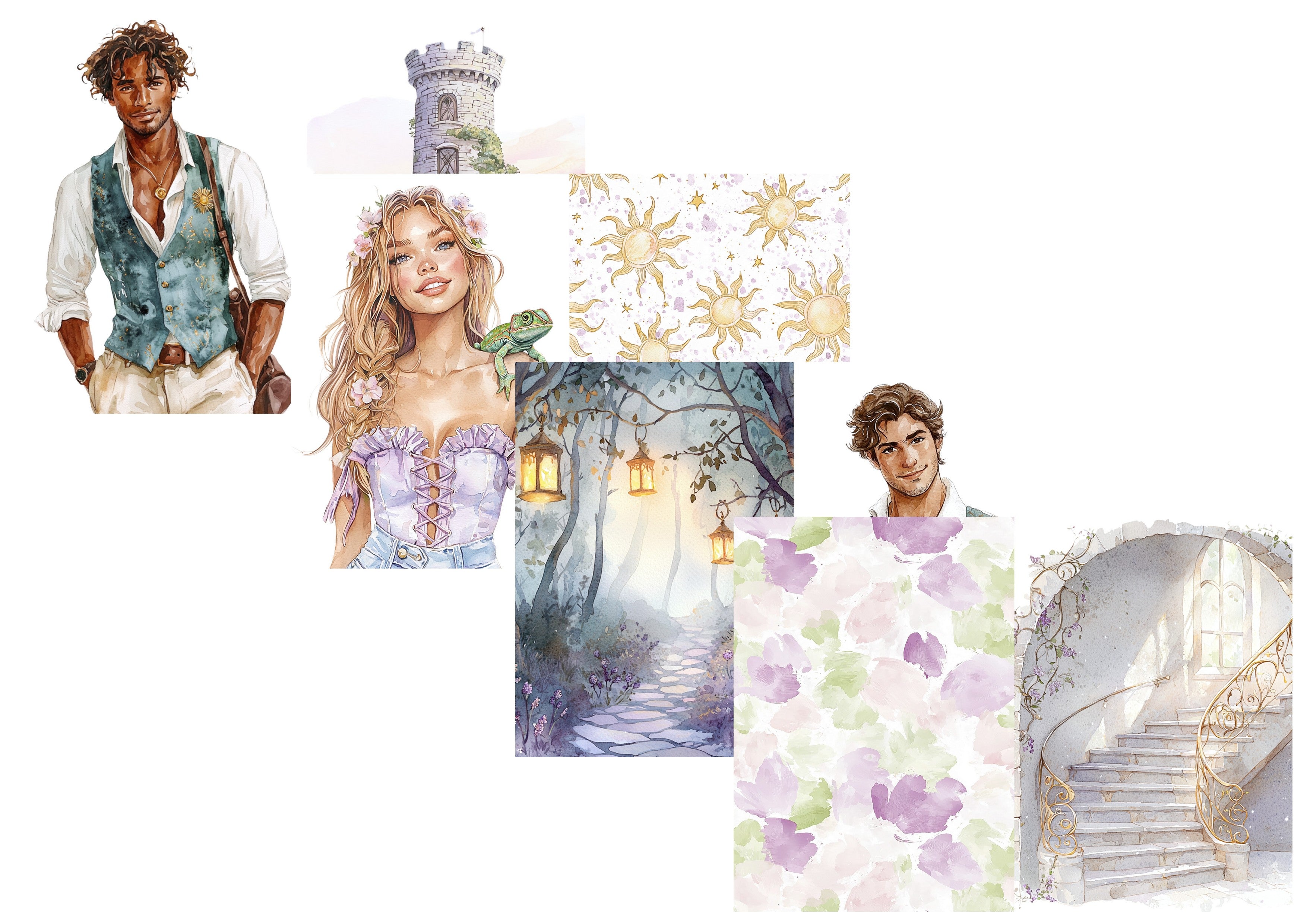 LovedbyGaby A4 journalpapier set Raponsje
