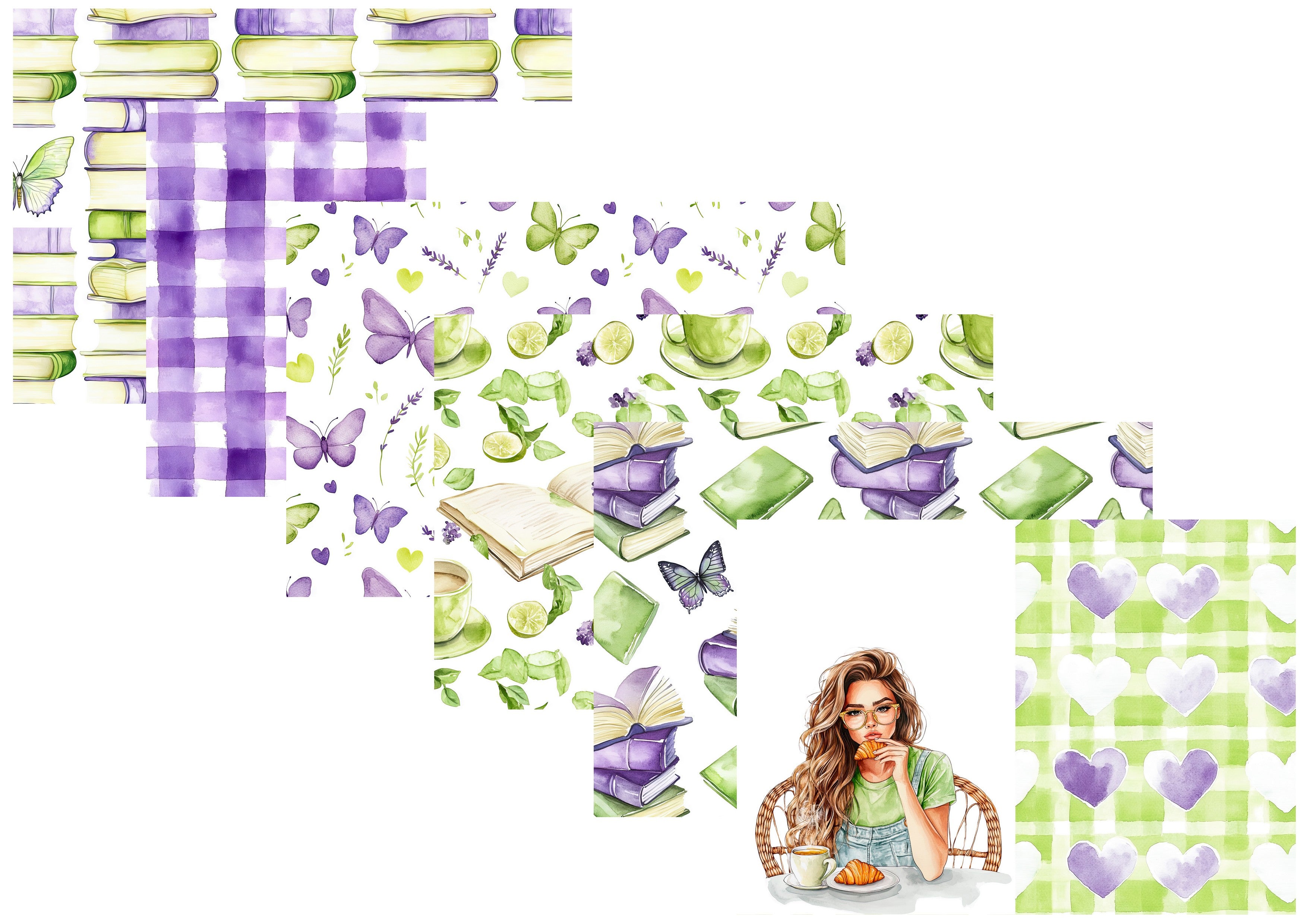 LovedbyGaby A4 en A5 journalpapier set Readingtime