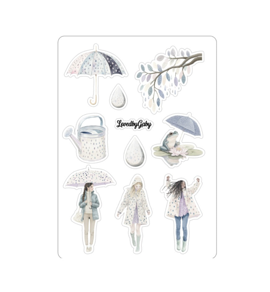 LovedbyGaby stickers Regendag