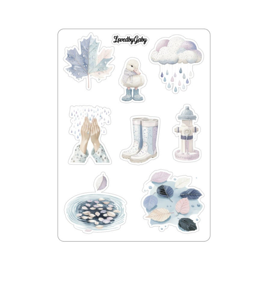 LovedbyGaby stickers Regendag