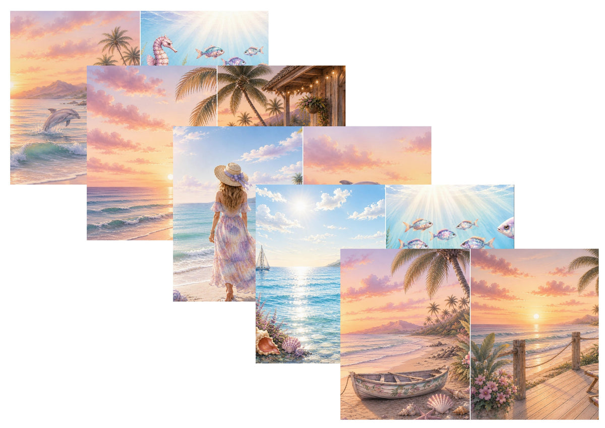 LovedbyGaby journalpapier set Pastel Summer