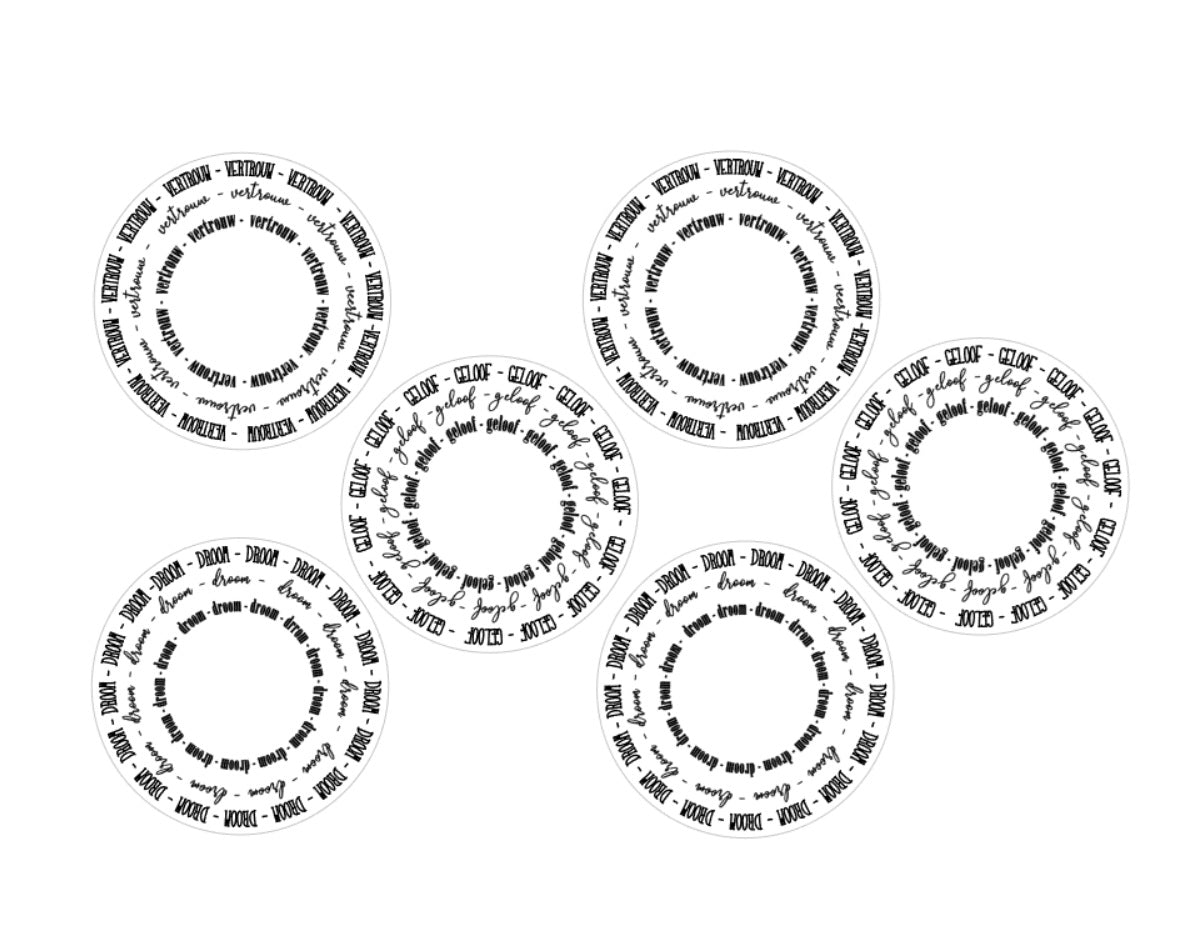 LovedbyGaby washi stickers rounds 2