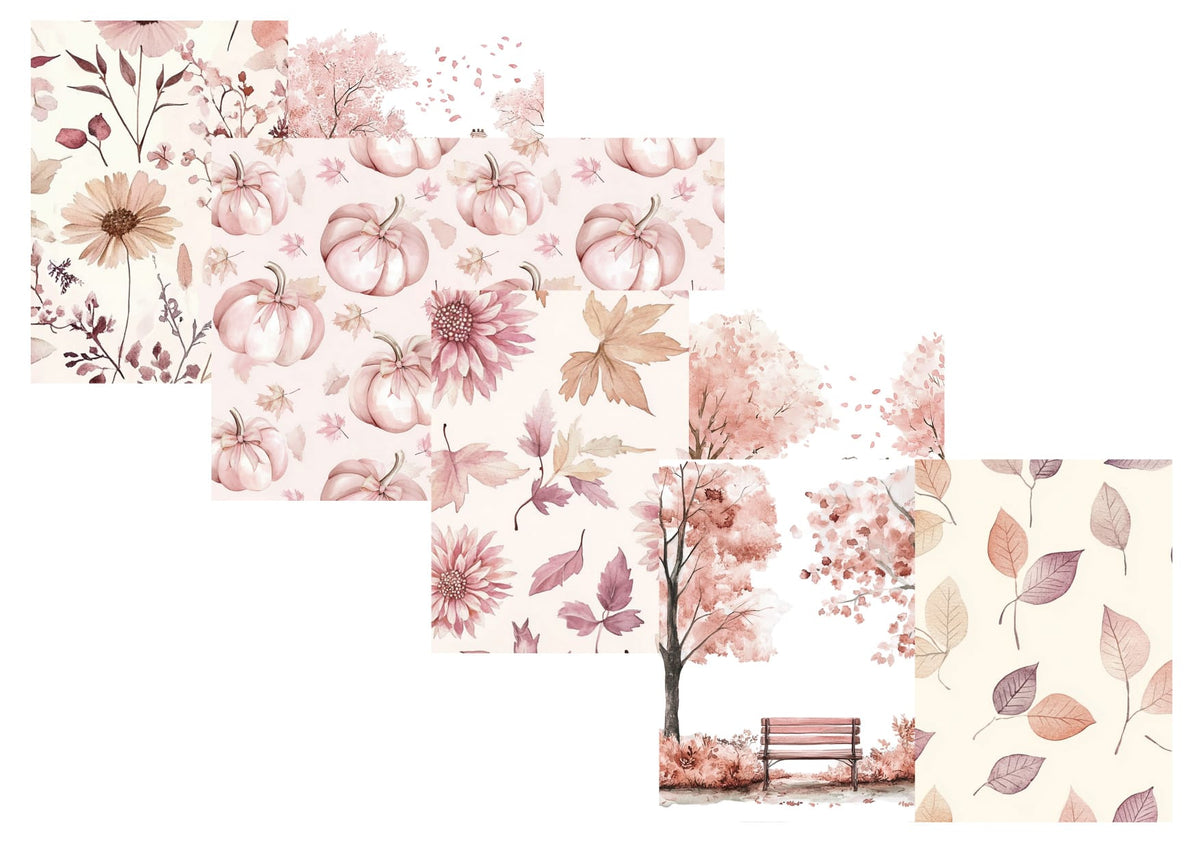 LovedbyGaby journalpapier set Blush Autumn