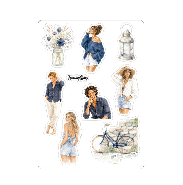 LovedbyGaby stickers Sailing Blue