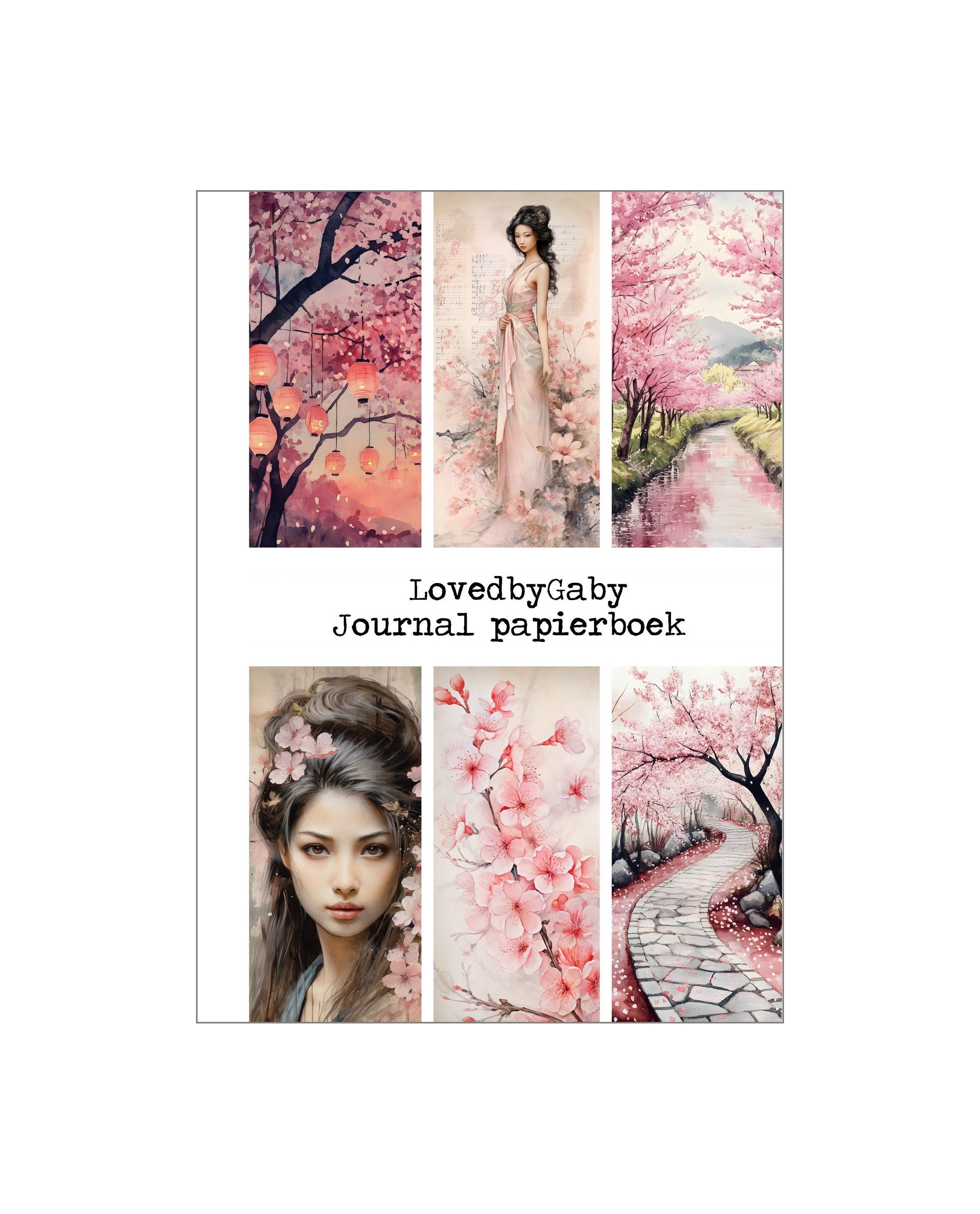 LovedbyGaby A5 en A6 papierboek Sakura