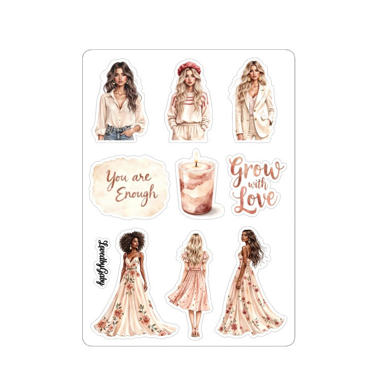LovedbyGaby stickers Selflove planning