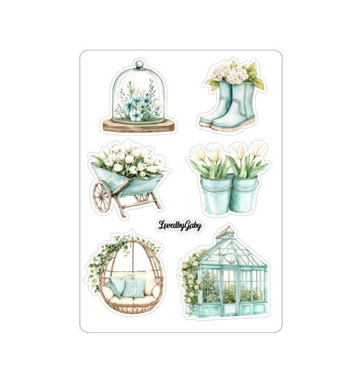 LovedbyGaby stickers Sky Blue