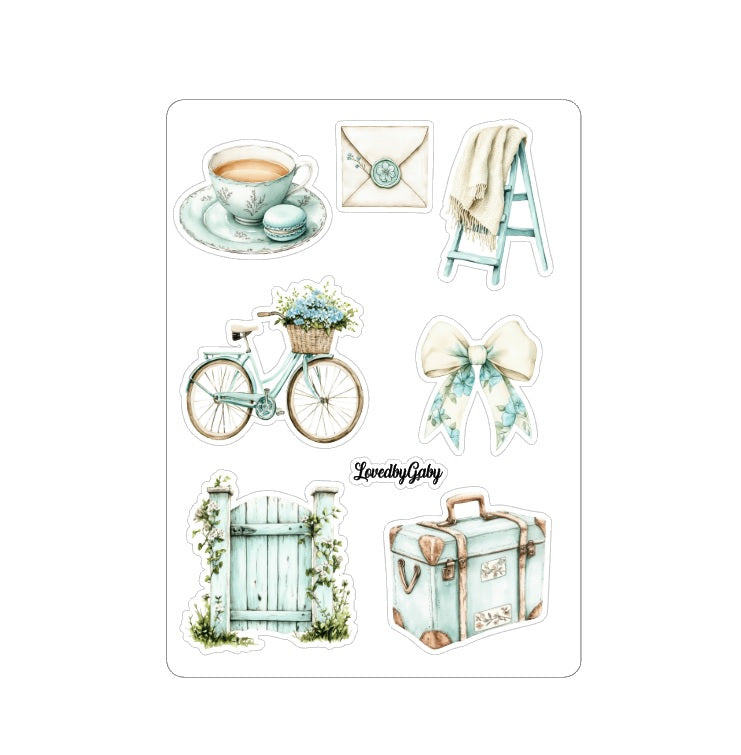 LovedbyGaby stickers Sky Blue