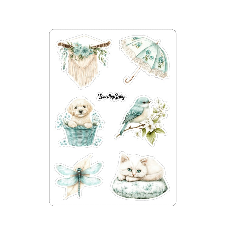 LovedbyGaby stickers Sky Blue