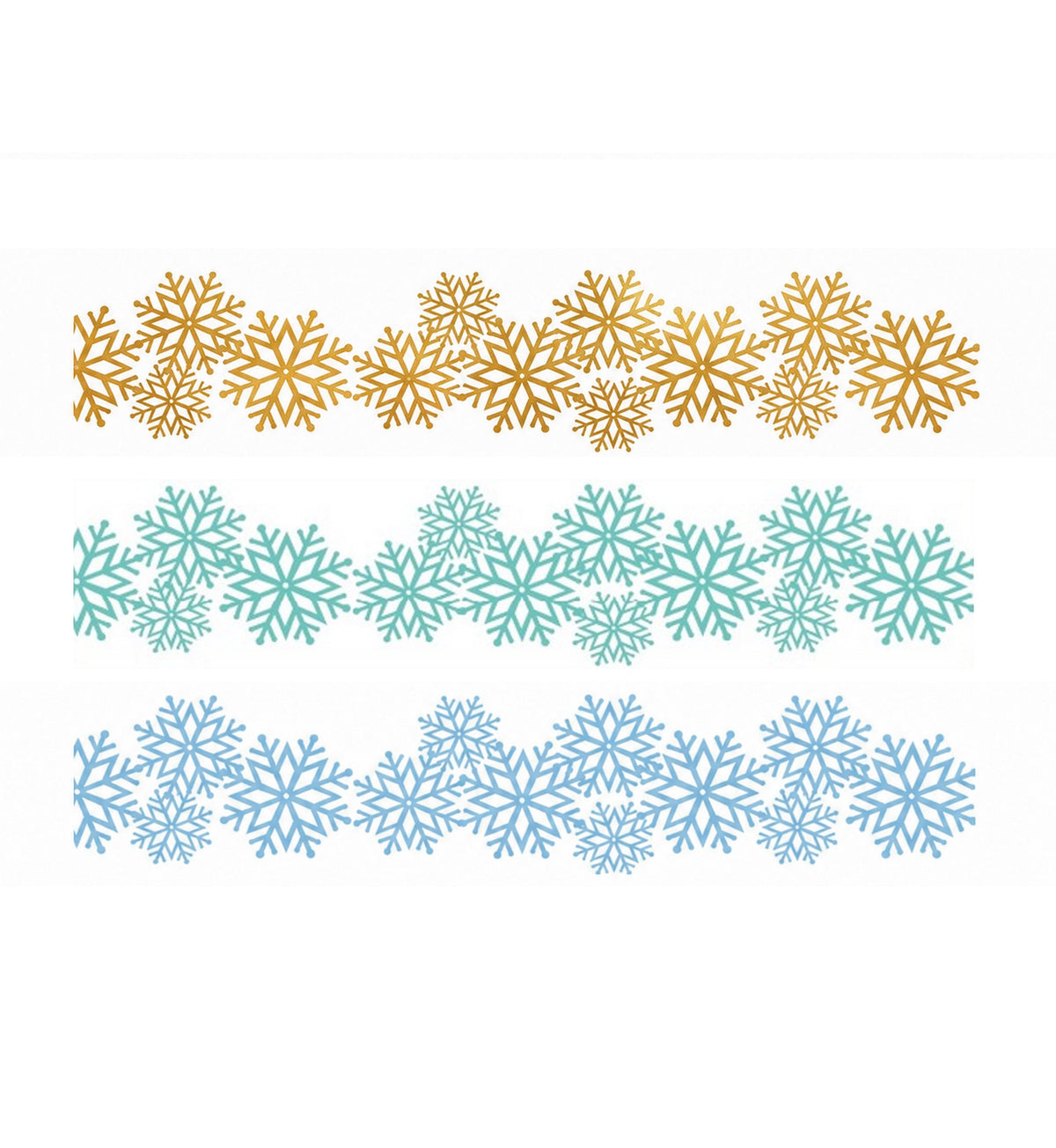 LovedbyGaby washi en pettapes Snowflakes