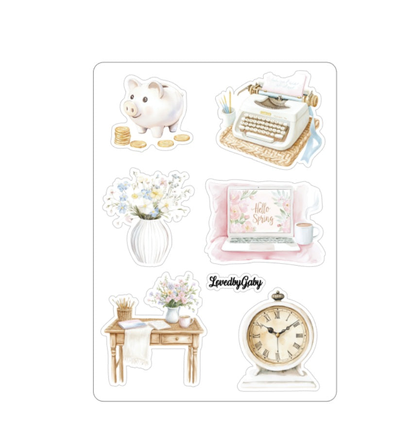LovedbyGaby stickers Springplanning