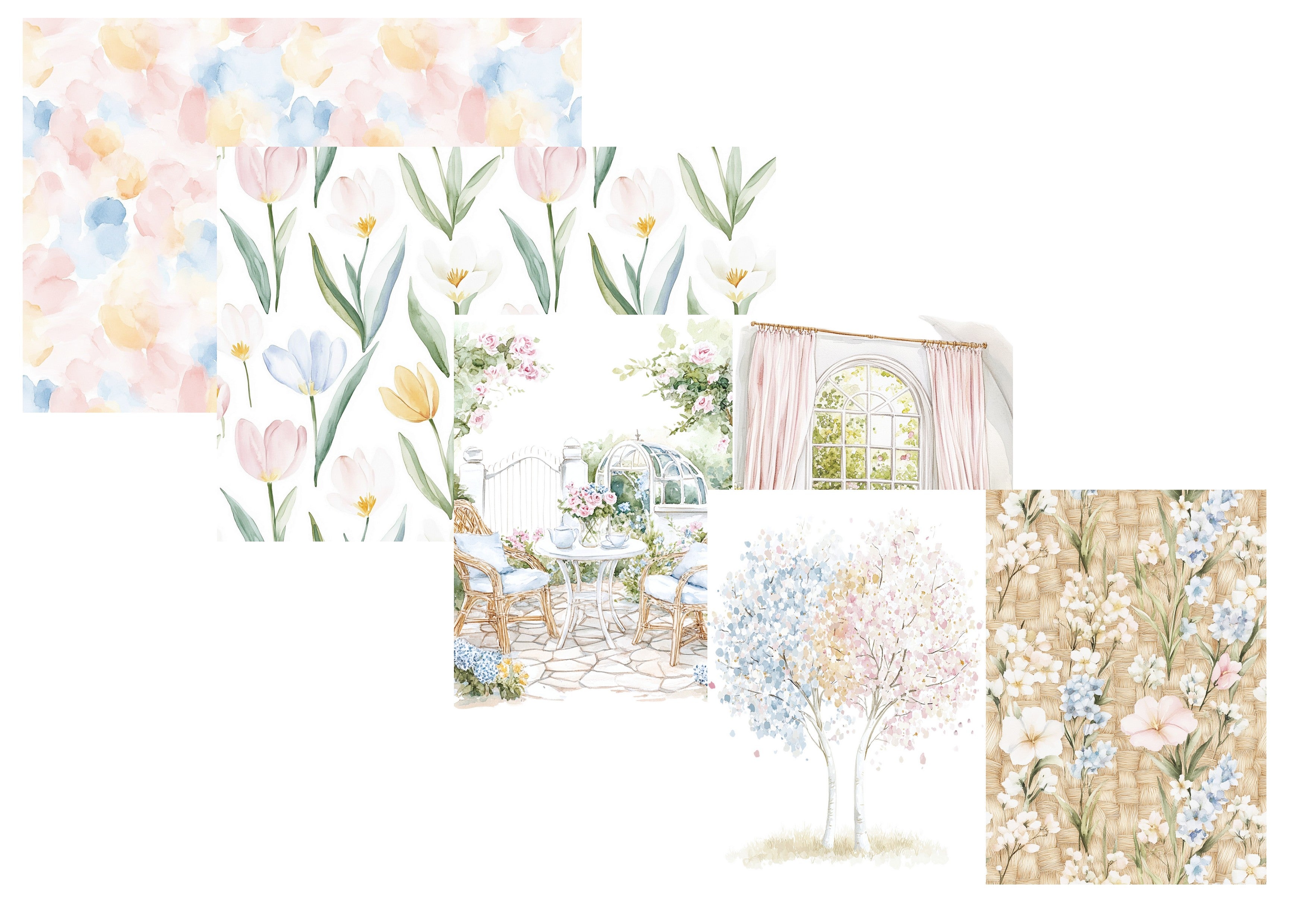 LovedbyGaby A4 en A5 papierset Springplanning