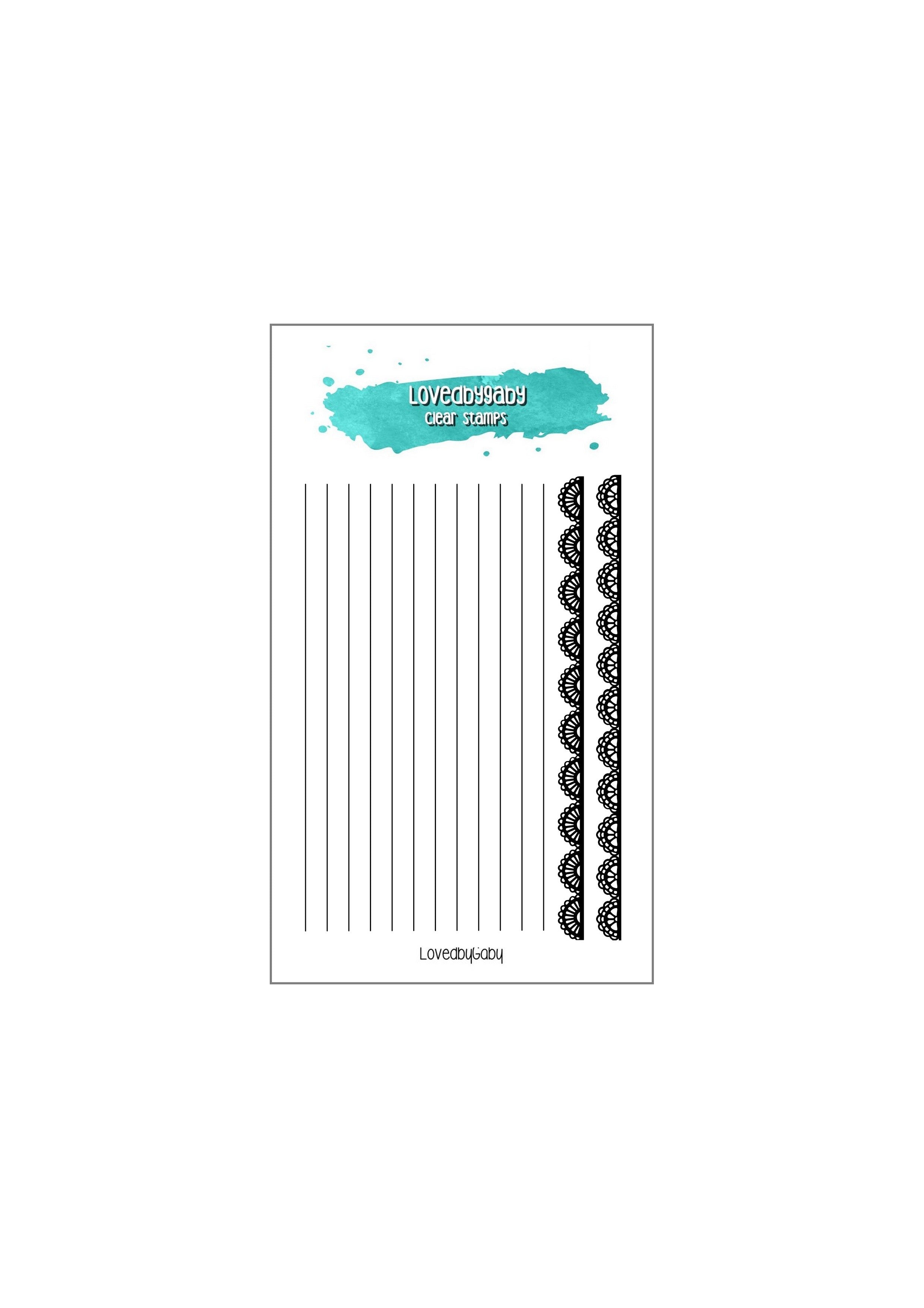 LovedbyGaby clearstamps lijntjes en randen