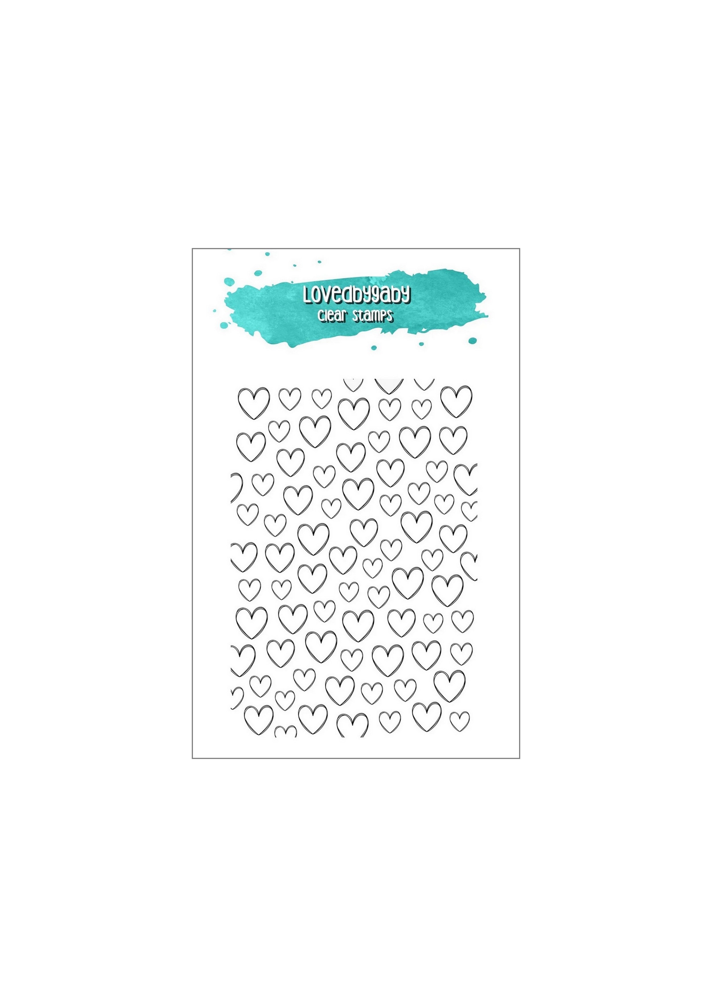 LovedbyGaby clearstamps hearts