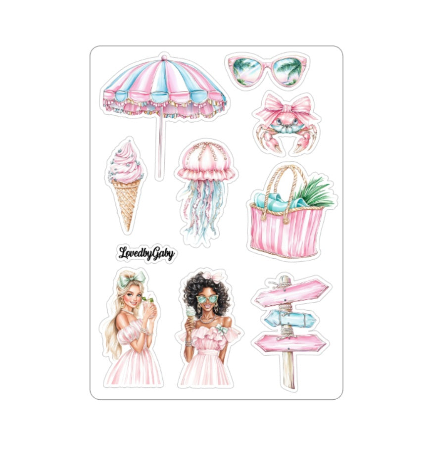LovedbyGaby  washi stickers Summer chic
