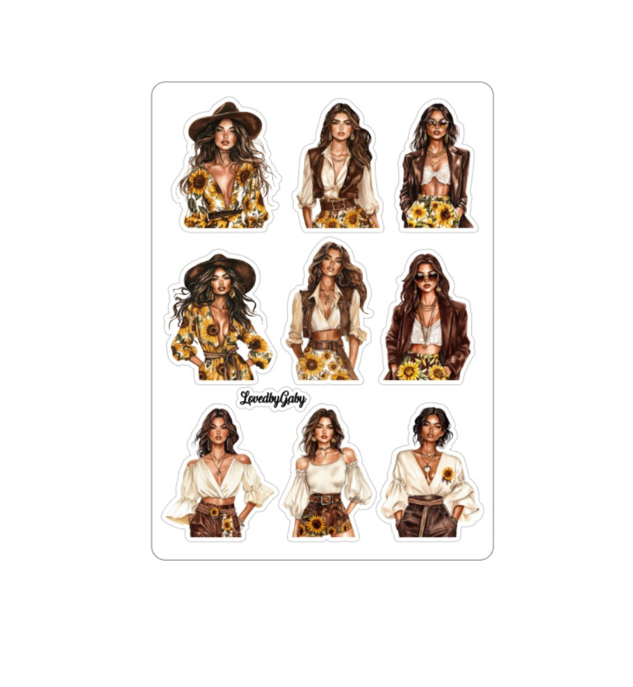 LovedbyGaby stickers Sunflower world
