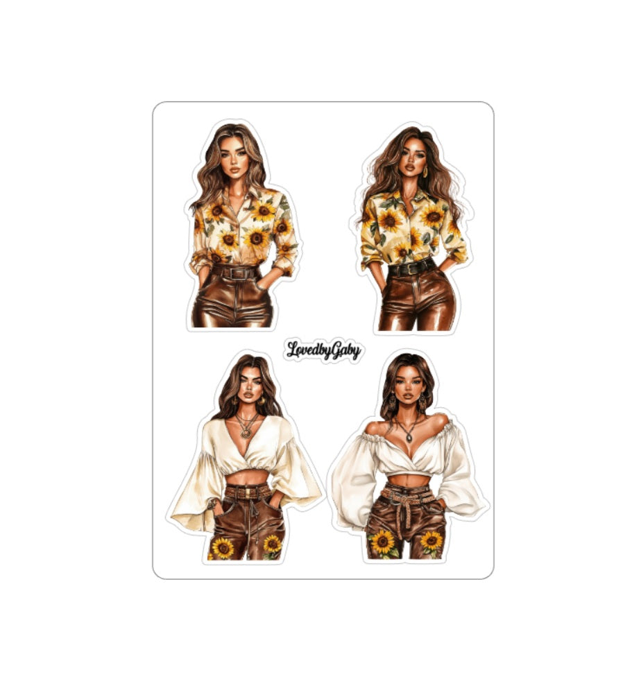 LovedbyGaby stickers Sunflower world