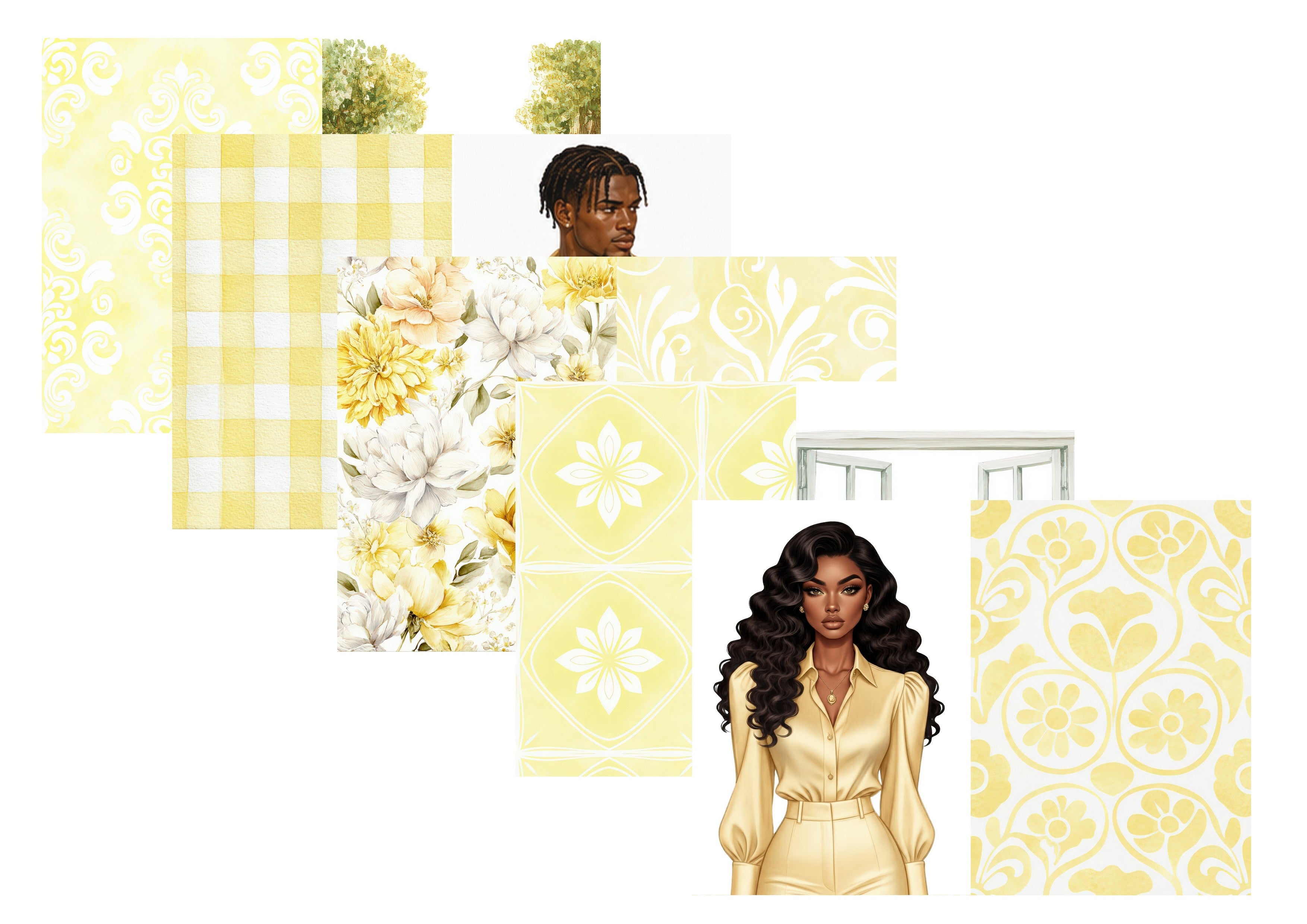 LovedbyGaby papierset Sunlit