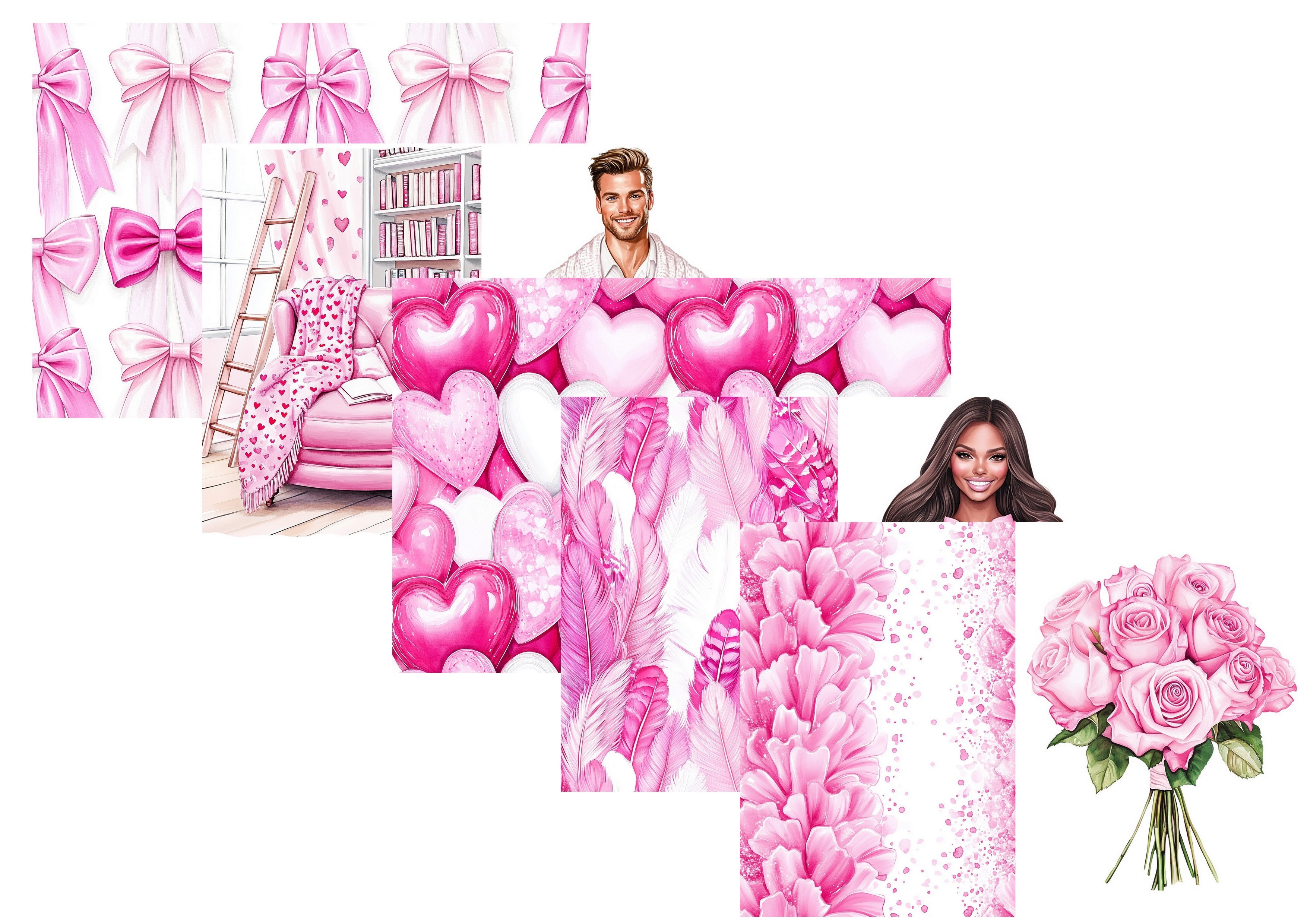 LovedbyGaby A4 journalpapier set Sweet love