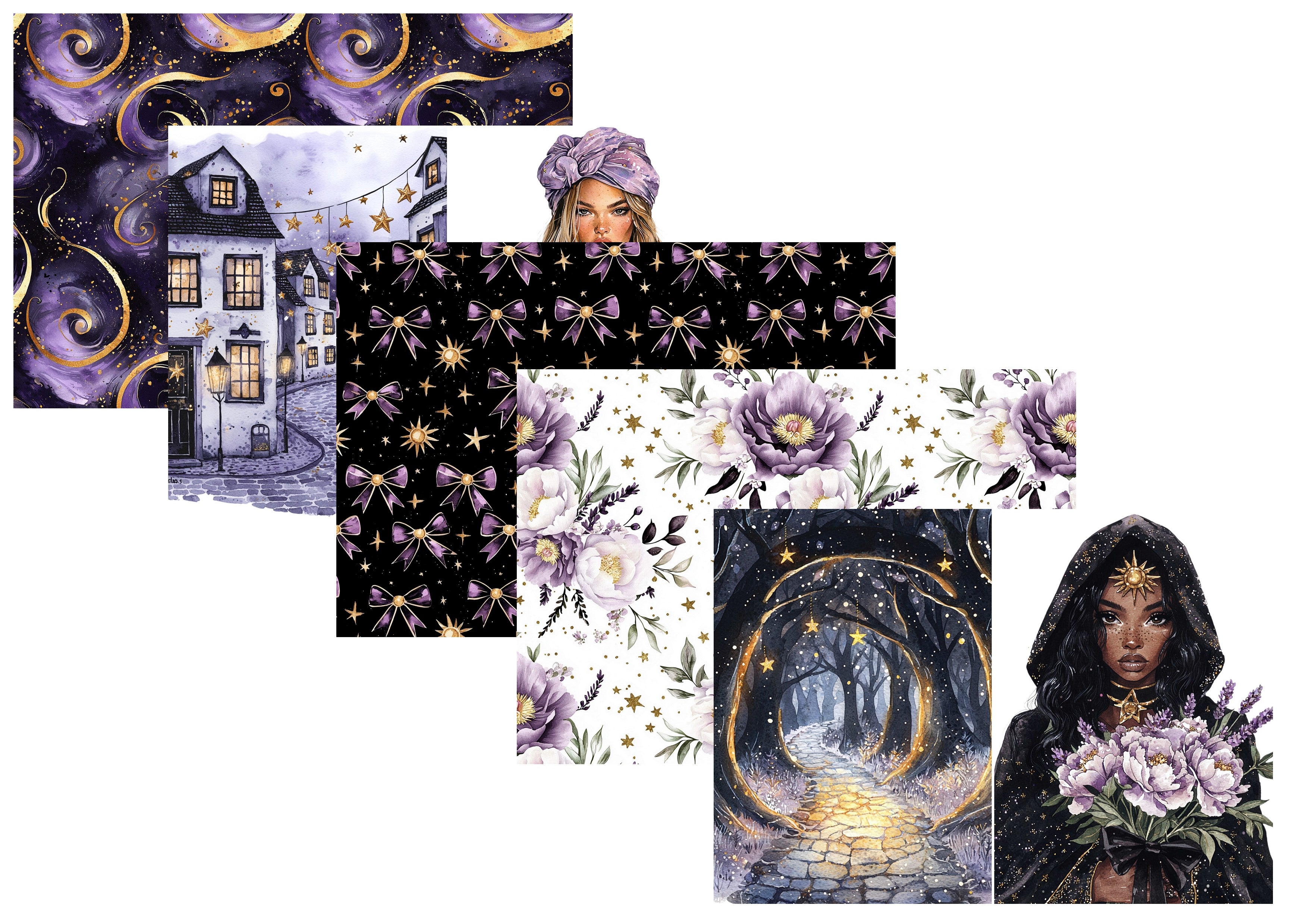 LovedbyGaby A4 journalpapier set Touch of magic