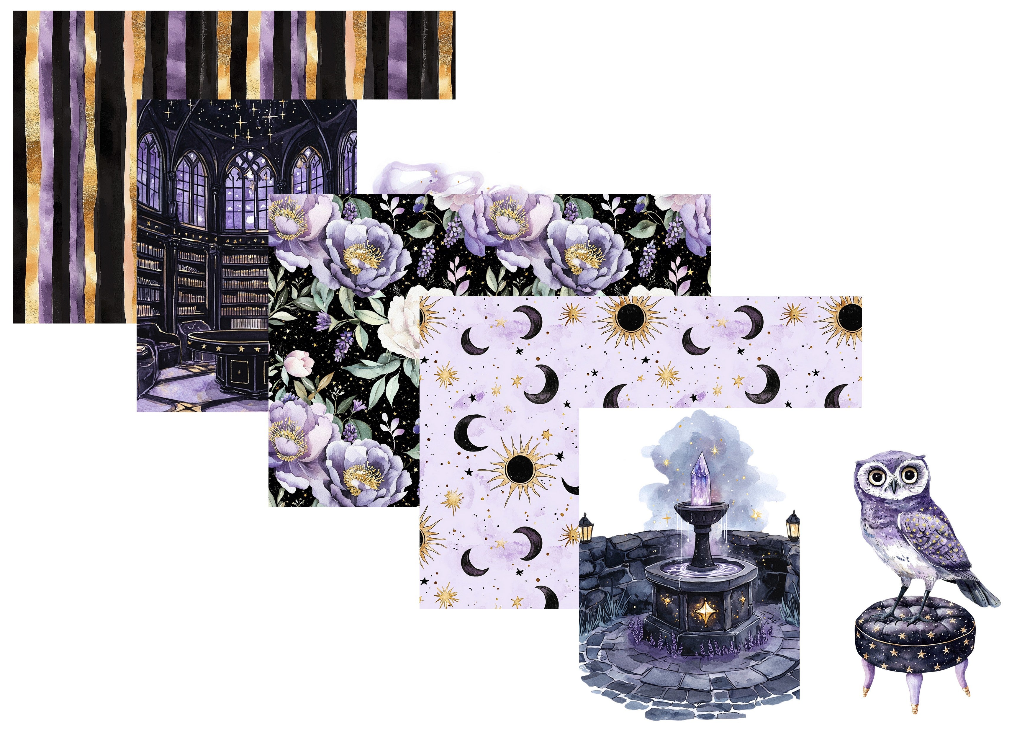 LovedbyGaby A4 journalpapier set Touch of magic