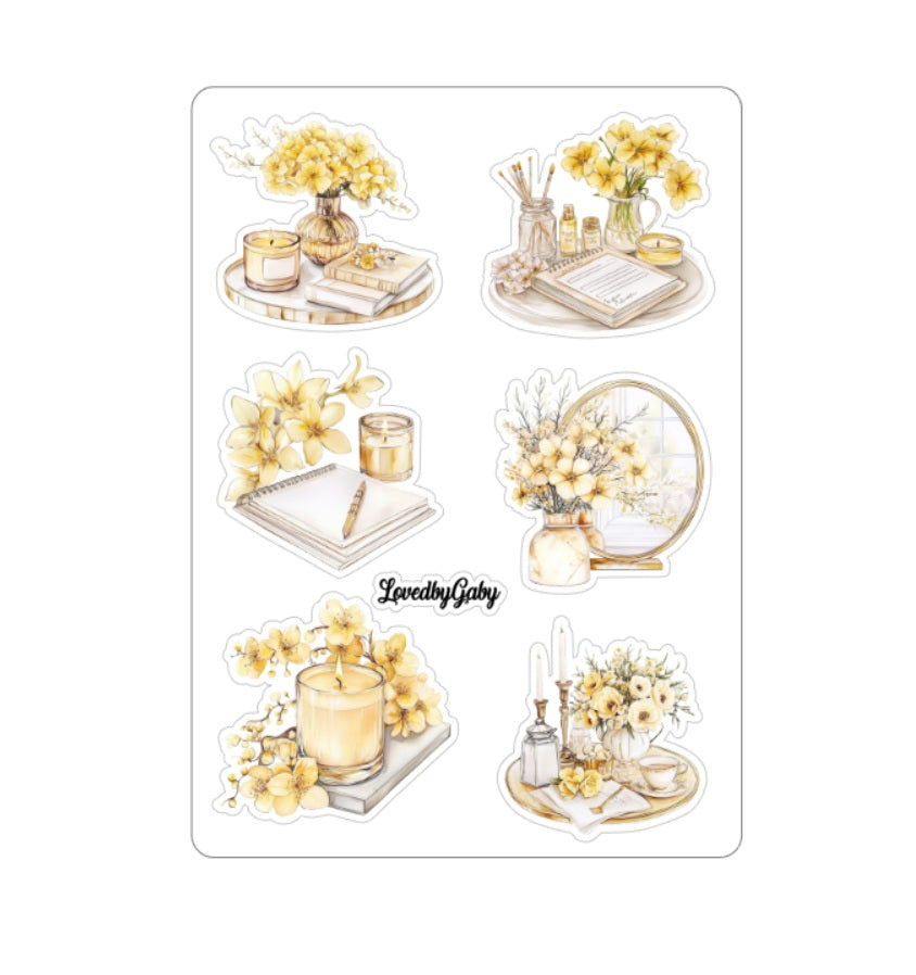 LovedbyGaby stickers Yellow planning
