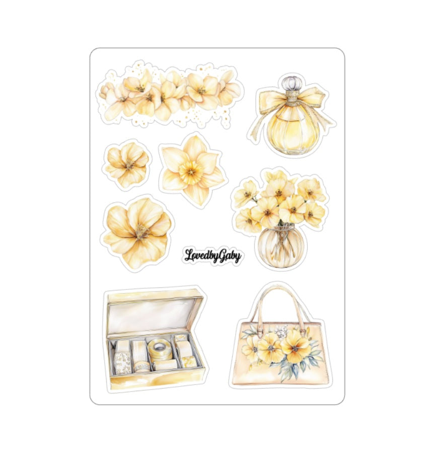 LovedbyGaby stickers Yellow planning